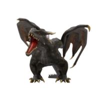 3d drake isolerat png