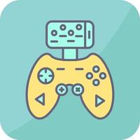 icono de vector de controlador de juego