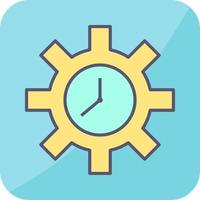 icono de vector de optimización de tiempo único