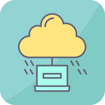 Cloud Computing Vector Icon