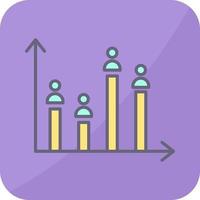 Candidate Graph Vector Icon