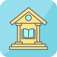 icono de vector de biblioteca