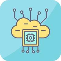 Cloud Computing Vector Icon