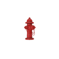 red street fire hydrant png