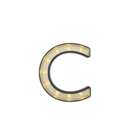 Marquee Alphabet C Light Box png