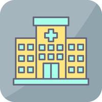 icono de vector de hospital