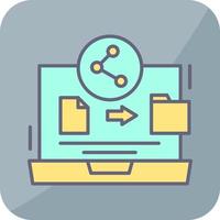 File Share Vector Icon