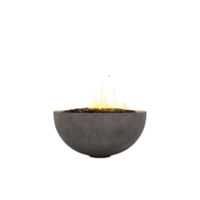 3D abgerundete Feuerstelle png