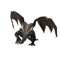 dragón 3d aislado png