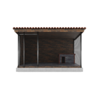 3d Doghouse isolated png