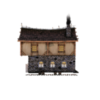 3d middeleeuws huis png