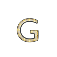 Marquee Alphabet G Light Box png