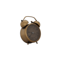 3d Vintage ▾ allarme orologio isolato png