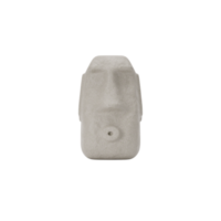 escultura de cabeza de piedra de isla de pascua png