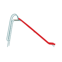 3d red Slide isolated png