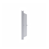 White simple open door isolated png