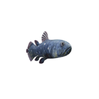 3D-Coelacant-Fisch png