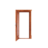 madera acajou puerta abierta aislada png