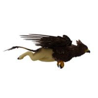 greif oder griffon ein sagenumwobenes wesen mit dem körper eines löwen, dem kopf und den flügeln eines adlers png