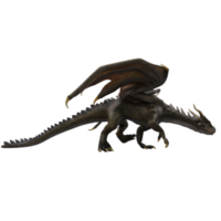 3d draak geïsoleerd png