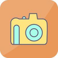 Unique DSLR Camera Vector Icon