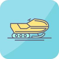 Snowmobile Vector Icon