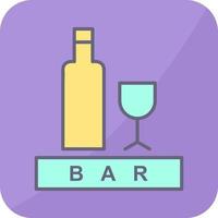 Unique Bar Sign Vector Icon