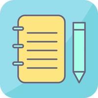 Unique Notepad Vector Icon