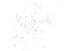 particules de verre cassées abstraites png