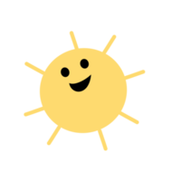 niedliche Sonne Cartoon png