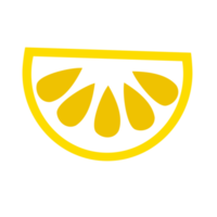 slice of lemon isolated png