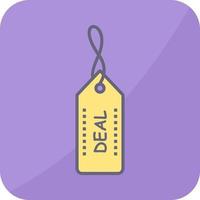 Unique Online Deals Vector Icon