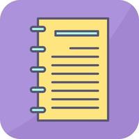 Notepad Vector Icon