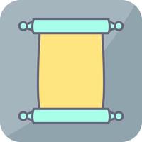 Scroll of Paper Vector Icon