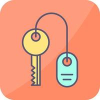 Room key Vector Icon