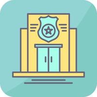 Police Station Vector Icon