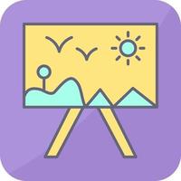 Painting of Canvass Vector Icon