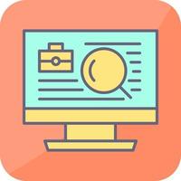 Job Search Vector Icon