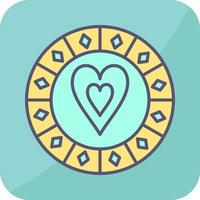 Heart Chip Vector Icon