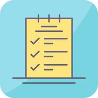 Booking CheckList Vector Icon