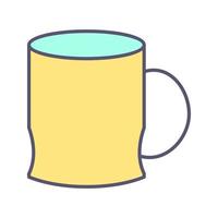 icono de vector de taza de café