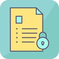 Unique Confidentiality Vector Icon