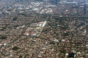 mexico city aerial view cityscape panorama photo