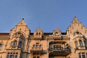 Prague old buildings view panorama photo