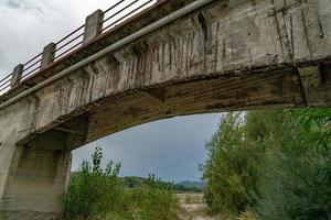 italian bridge near genoa with no maintenance photo