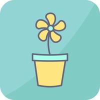 Flower Pot Vector Icon