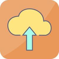 Upload to Cloud Vector Icon