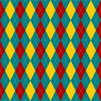 beautiful seamless geometric pattern with argyle background vector