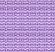 beautiful purple seamless knitted pattern vector