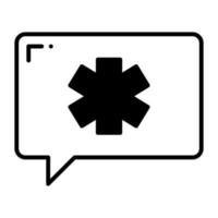 The conversation on disease vector design chat bubble icon